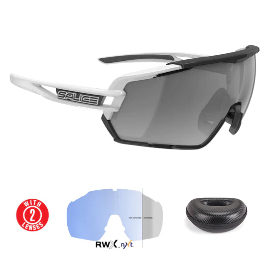 Lentes Salice modelo 020 Blanco/Negro Rwx By Nxt Fotocromatica