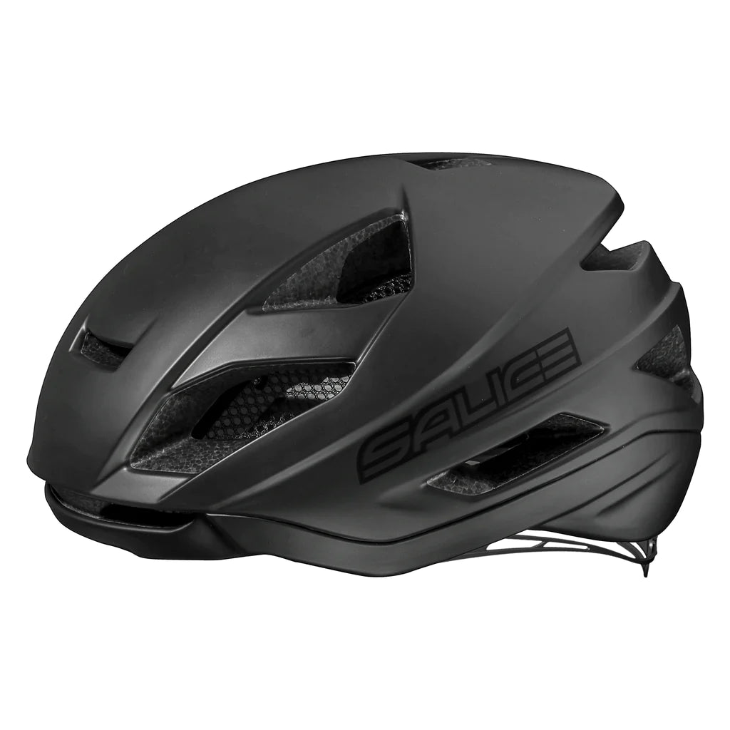 Casco Salice Bici Negro Talla S-M 52-58 (Mod Levante)