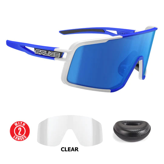 Lentes Salice Blanco/Azul Mirror Hydro Azul (Mod 022Rw)