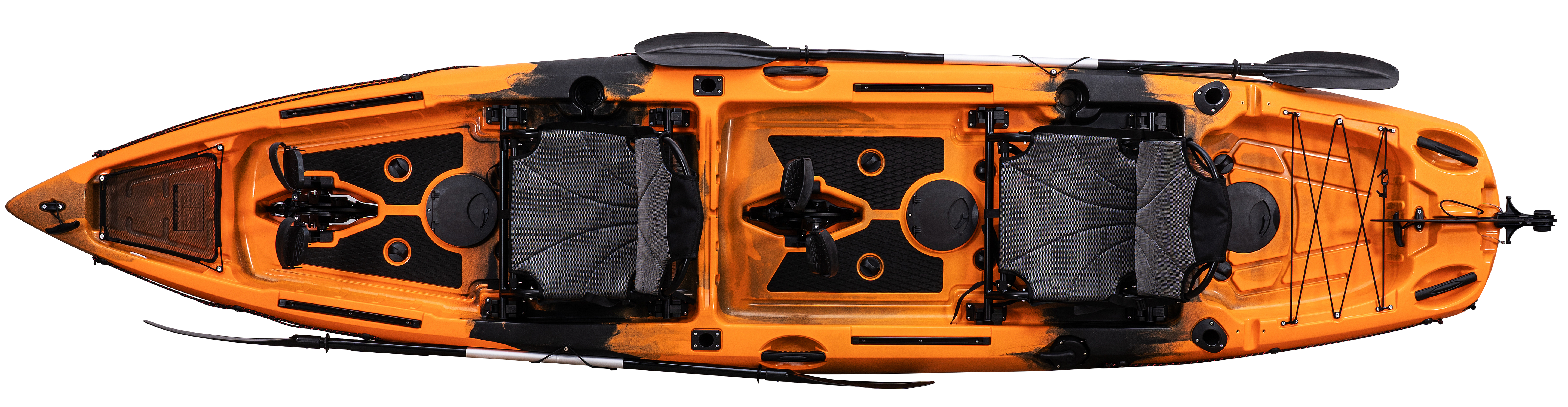 KAYAK CAMBUTAL PRO 14FT - ORANGE/BLACK