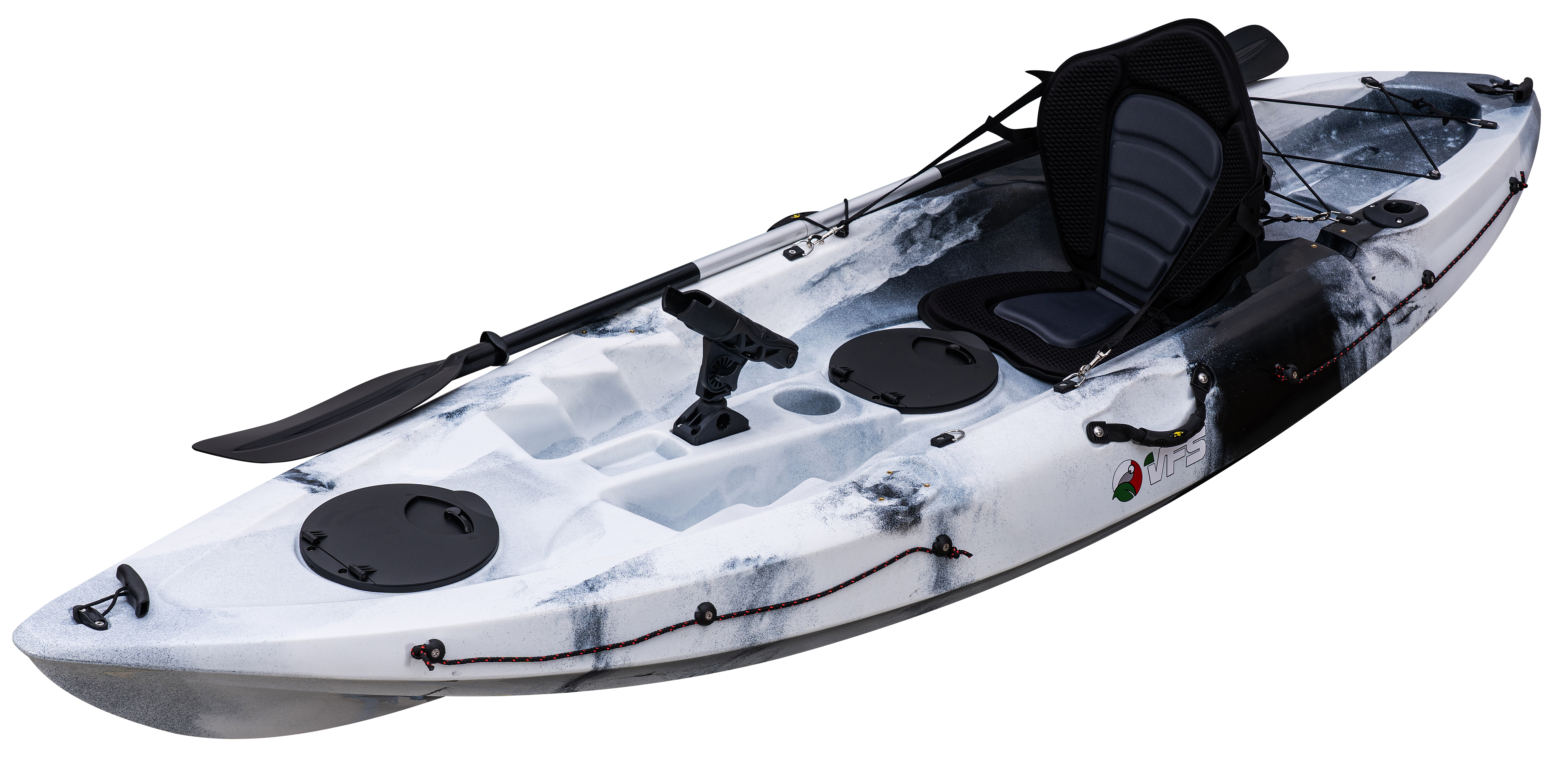 KAYAK GAMBOA 10 FT - BLACK/WHITE