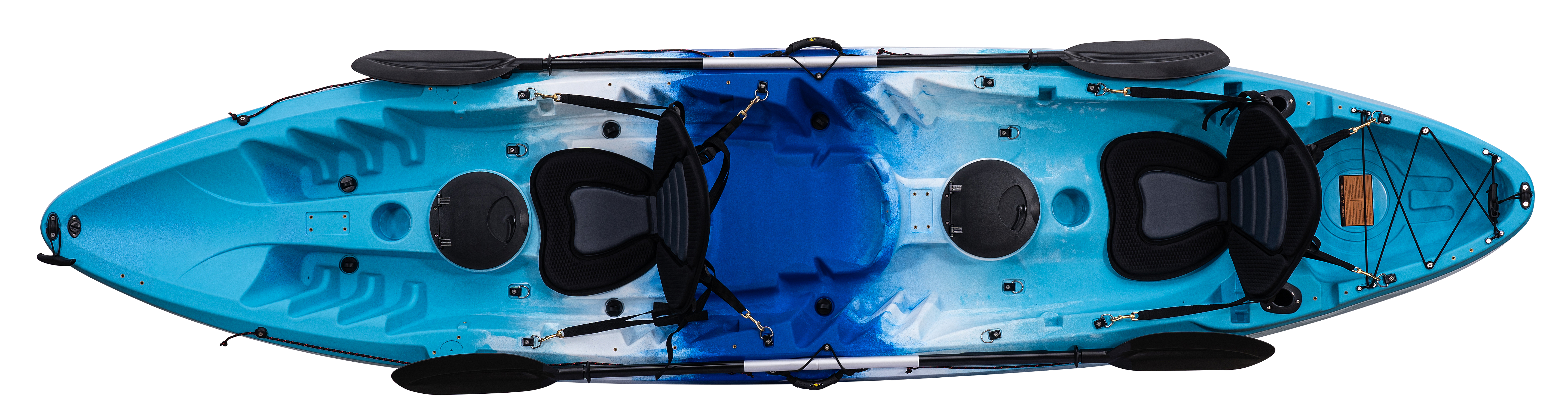 KAYAK COIBA 12FT - LIGTH BLUE WHITE BLUE BAND