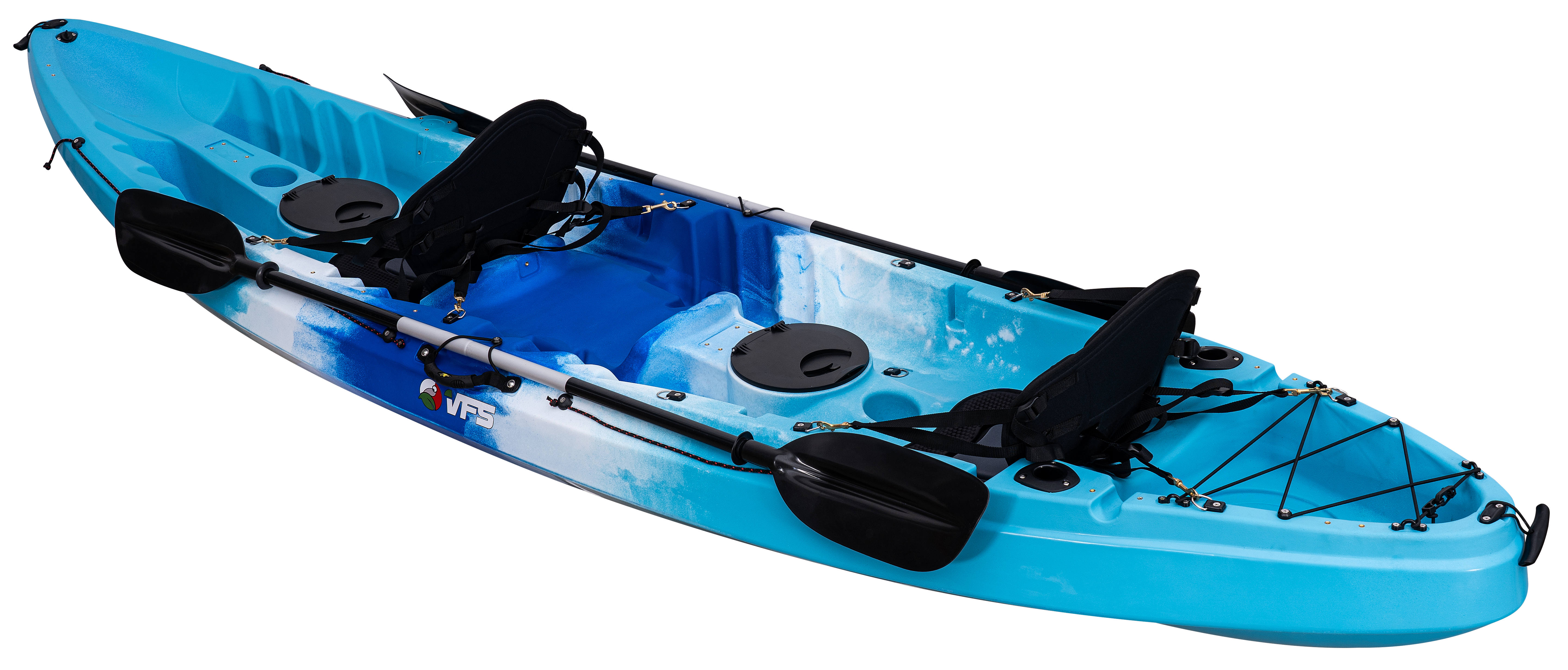 KAYAK COIBA 12FT - LIGTH BLUE WHITE BLUE BAND