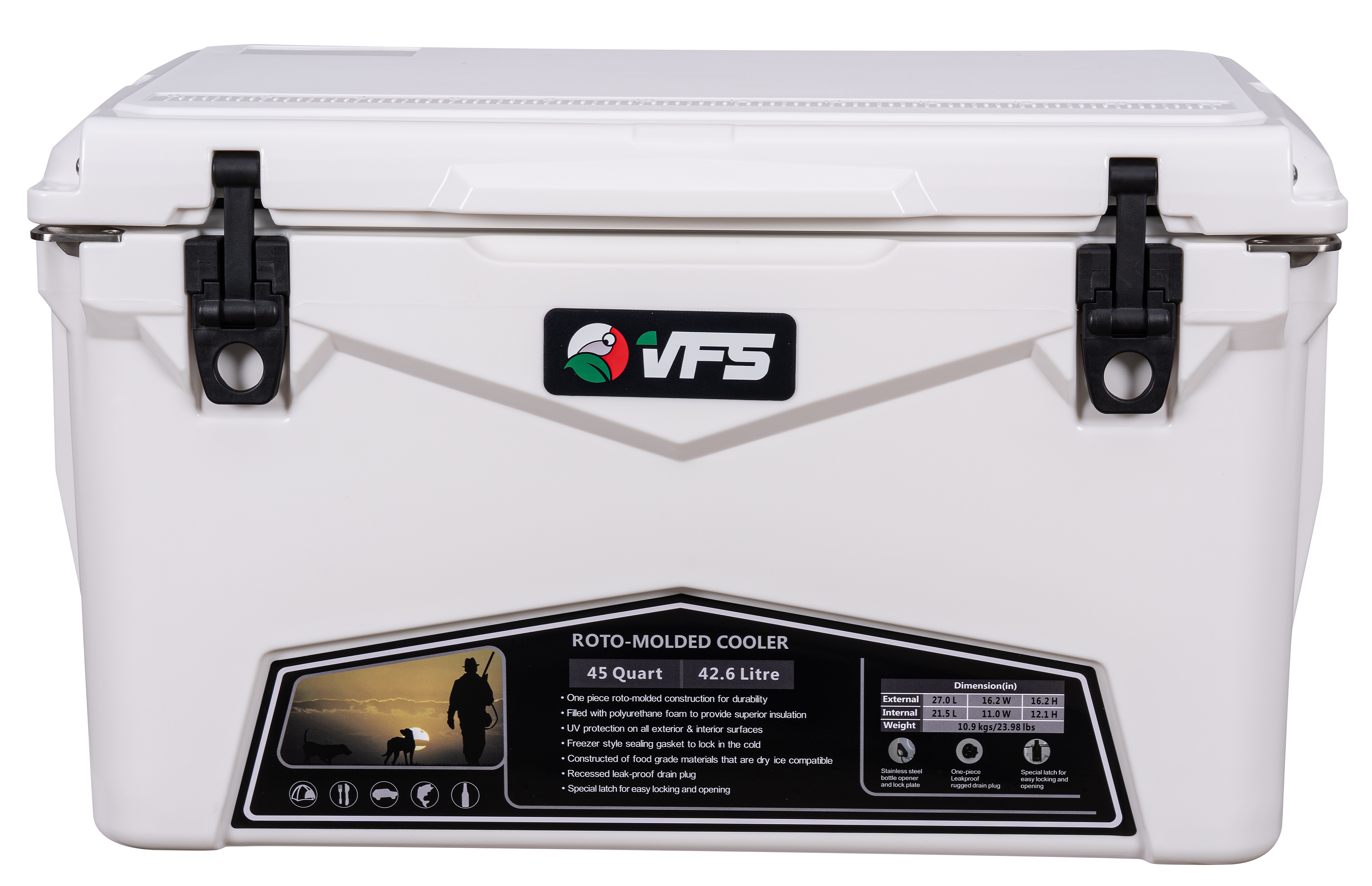 COOLER POLAR 45QT - WHITE