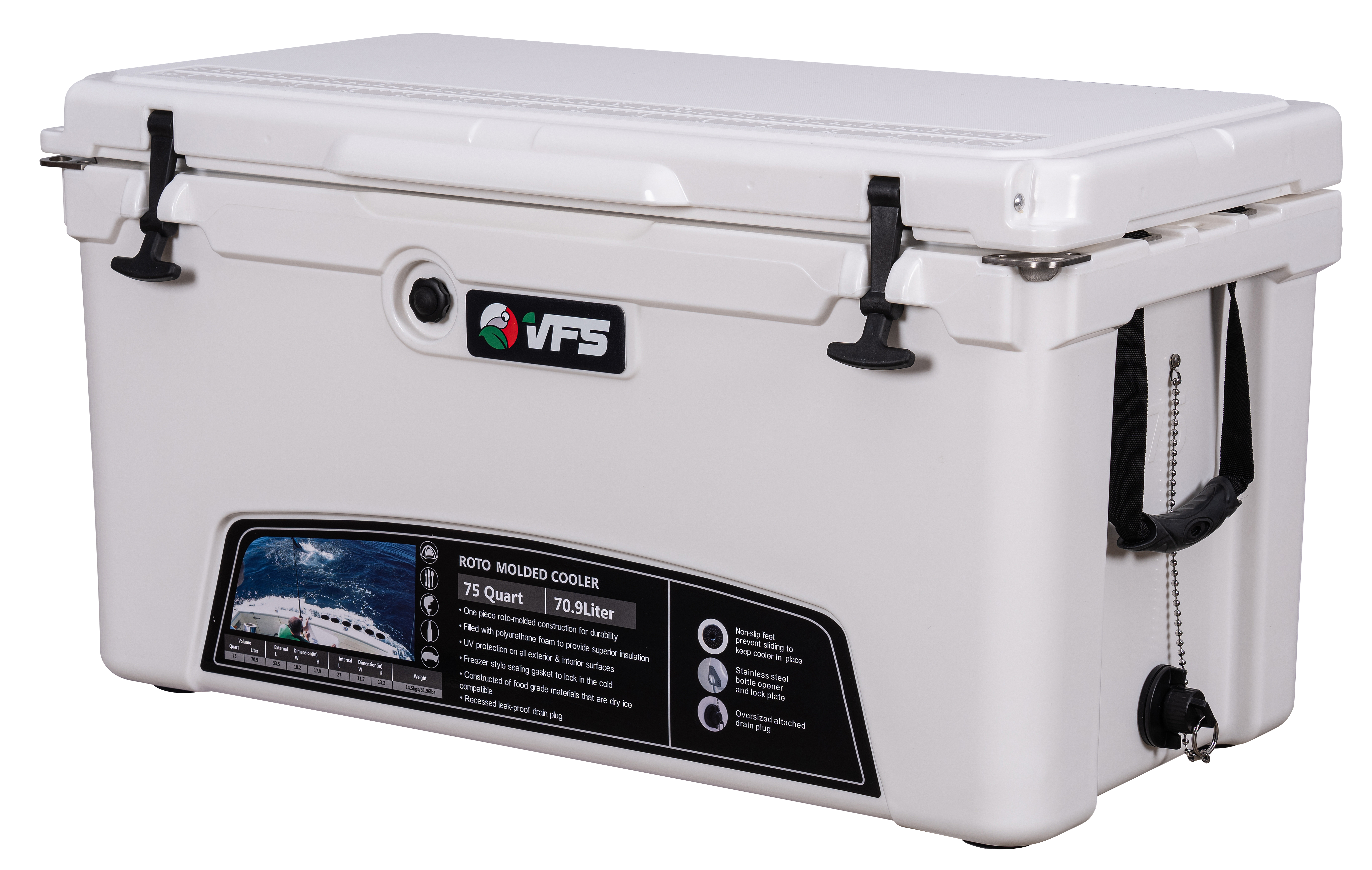 COOLER ICE 75QT - BLANCO