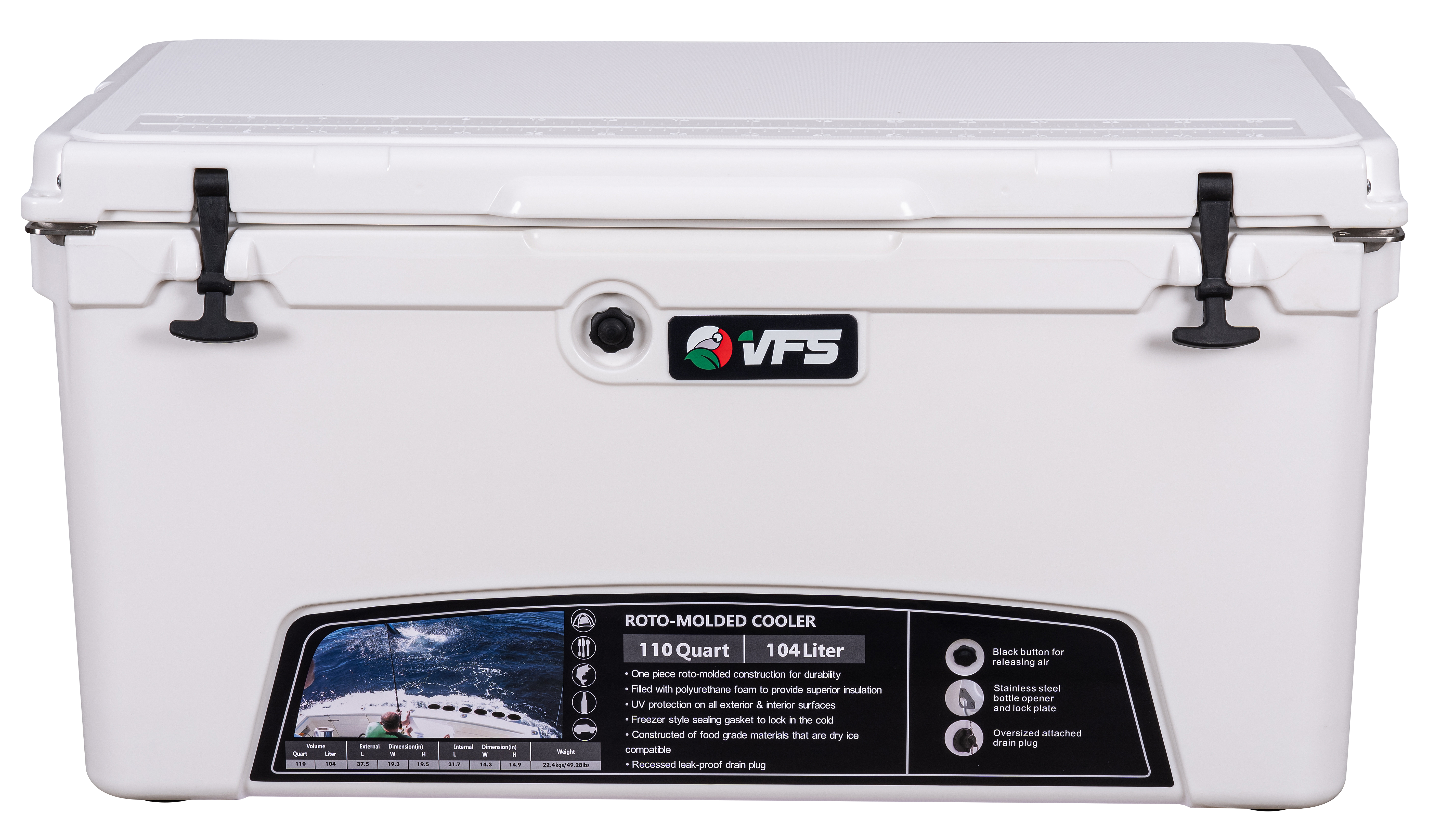 COOLER ICE 110QT - BLANCO