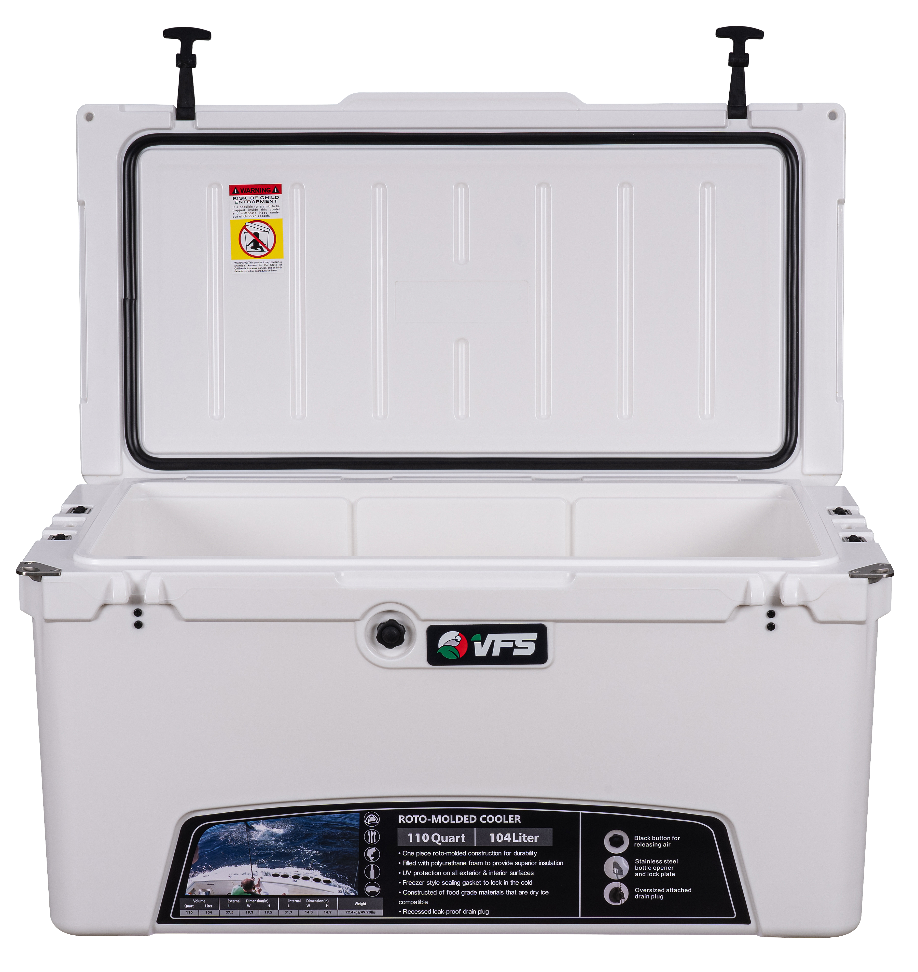 COOLER ICE 110QT - BLANCO