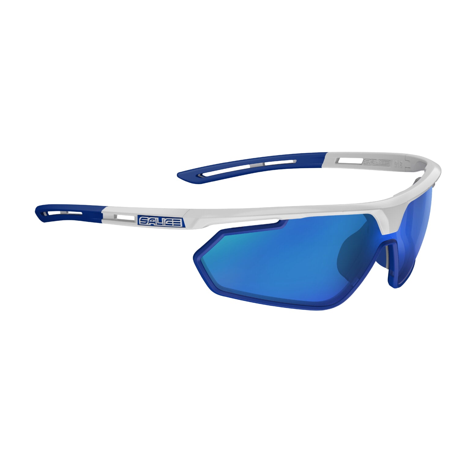 Lentes Salice modelo 018 RW Blanco/Azul Rw Idro Azul