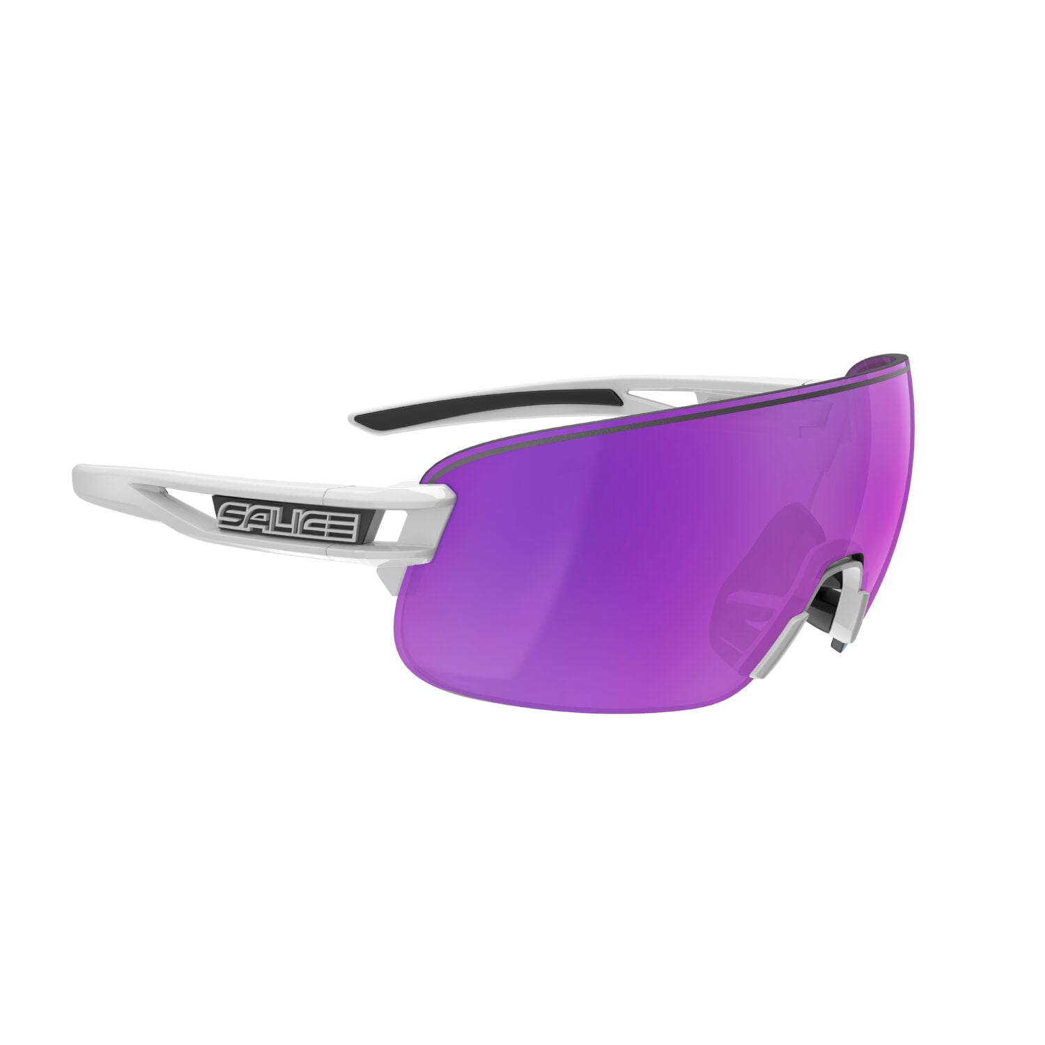 Lentes Salice modelo 021 Blanco Mirror Hydro Purpura (Rw)