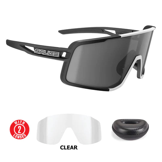 Lentes Salice Negro/Blanco Mirror Hydro Negro (Mod 022Rw)