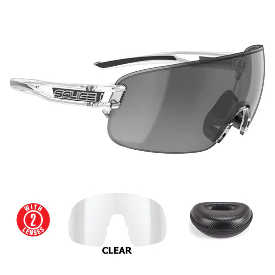 Lentes Salice modelo 021 Cristal Mirror Hydro Negro (Rw)