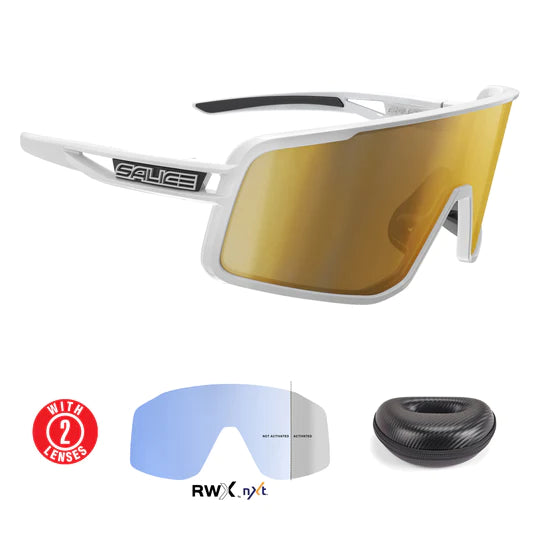 Lentes Salice modelo 022 Blanco Rwx By Nxt Cat. 1-3 + Rw Gold (Mod